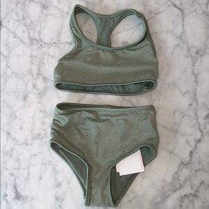NWT Zimmermann Shimmering Sage Bikini Set 1Y